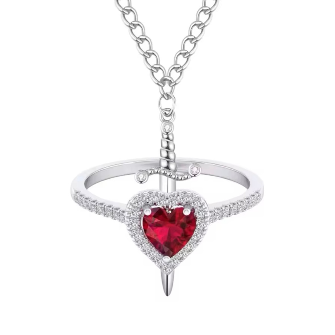 Heart and Sword Amorite Ring/Bracelet